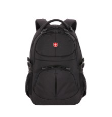 Рюкзак SWISSGEAR чёрный, полиэстер, 33х15х45 см, 22 л