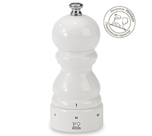 Мельница механическая для соли Peugeot Paris Select in white lacquered, 12 см