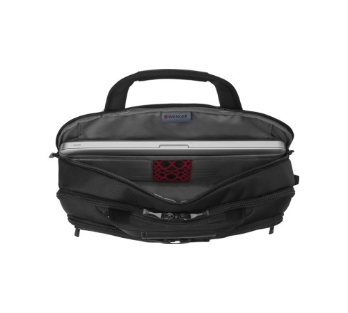 Портфель WENGER для ноутбука 14-16'', черный, баллистический нейлон, 40 x 16 x 29 см, 11 л