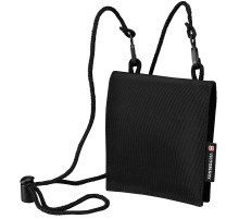 Кошелёк на шею VICTORINOX Convertible Travel Wallet, чёрный, нейлон 800D, 13x1x12 см