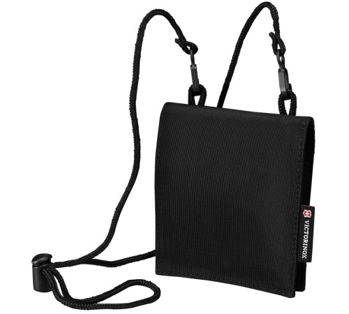 Кошелёк на шею VICTORINOX Convertible Travel Wallet, чёрный, нейлон 800D, 13x1x12 см