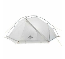 Палатка сверхлегкая Naturehike VIK II 15D silicone NH19ZP003-1 двухместная, белая, 6927595749425
