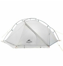 Палатка сверхлегкая Naturehike VIK II 15D silicone NH19ZP003-1 двухместная, белая, 6927595749425