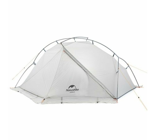 Палатка сверхлегкая Naturehike VIK II 15D silicone NH19ZP003-1 двухместная, белая, 6927595749425
