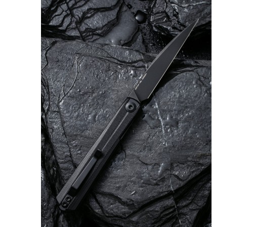 Складной нож CIVIVI Clavi Nitro-V Steel Black Stonewashed Handle G10 Black