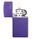 Зажигалка ZIPPO Slim® с покрытием Purple Matte, латунь/сталь, фиолетовая, матовая, 29x10x60 мм