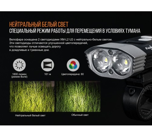 Велофара Fenix BC30R 2017, BC30R2017