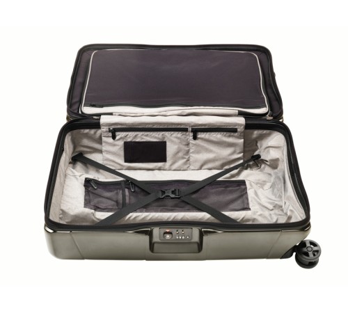 Чемодан VICTORINOX Lexicon, серый, 100% поликарбонат, 45x28x68 см, 73 л