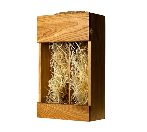 Сет Addwood из древесины дуба для двух бутылок 