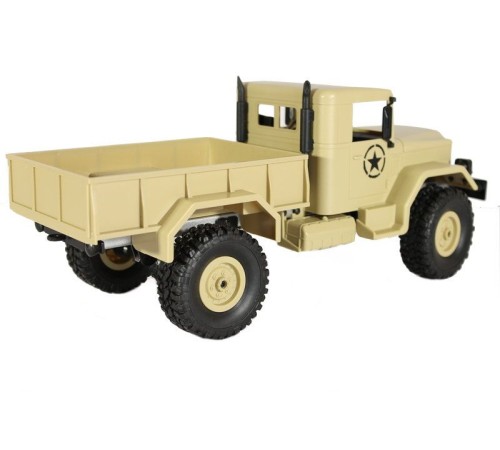 Радиоуправляемая машина MN MODEL военный грузовик (песочный) 4WD 2.4G 1/16 RTR