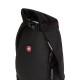 Термосумка для ланча SWISSGEAR, прорезиненный полиэстер 600D, чёрный/красный, 17х17x37 см, 5 л