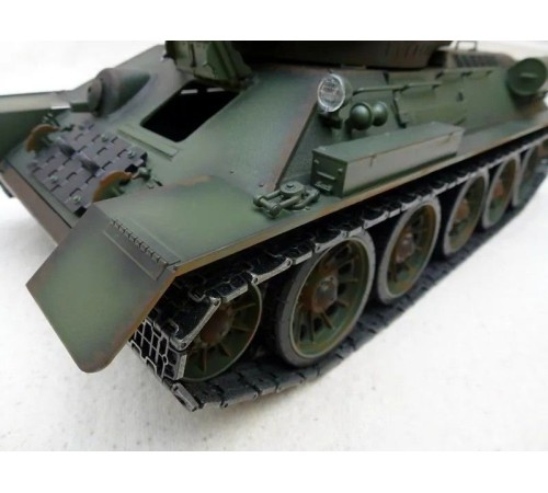 Р/У танк Taigen 1/16 T34-85 (СССР) откат ствола (для ИК боя) V3 2.4G RTR