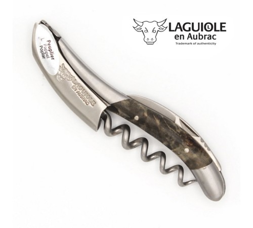 Штопор Laguiole En Aubrac Sommelier Peuplier, черно-зеленый