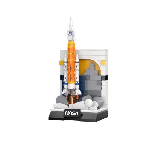 Конструктор CaDA NASA сверхтяжелая ракета-носитель SLS Artemis Rocket (197 деталей)