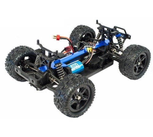 Радиоуправляемый монстр Remo Hobby SMAX Brushless (синий) 4WD 2.4G 1/16 RTR