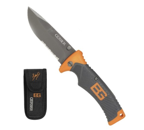 Нож Gerber Bear Grylls Folding Sheath Knife, блистер, (1013939), 31-000752
