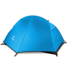 Палатка 1-местная Naturehike сверхлегкая + коврик NH18A095-D, 210T, голубой, 6975641886471