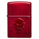 Зажигалка ZIPPO Doom с покрытием Candy Apple Red, латунь/сталь, красная, глянцевая, 38x13x57 мм