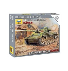 Сборная модель ZVEZDA Немецкий огнеметный танк Pz.Kfw III, 1/100
