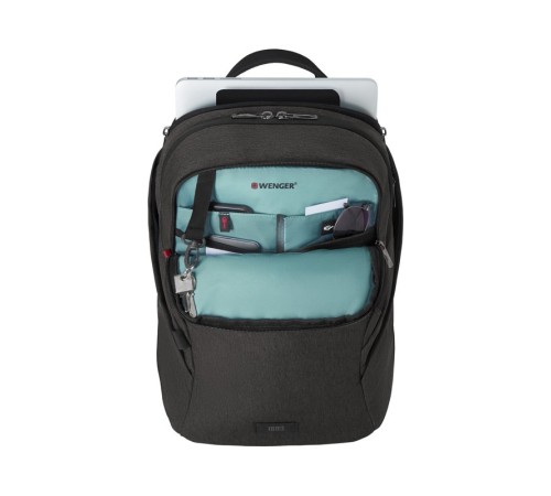 Рюкзак WENGER MX Light 16”, серый, 100% полиэстер, 31х20х44 см, 21 л