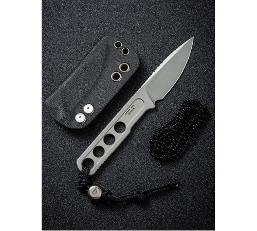 Нож CIVIVI Fixed Blade Circulus 10Cr15CoMoV Steel Stonewashed Ostap Hel Design