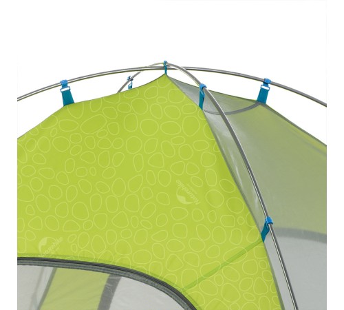 Палатка Naturehike P-Series NH18Z022-P 210T/65D двухместная, светло-зеленая 2, 6975641887782