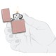 Зажигалка ZIPPO Classic с покрытием High Polish Rose Gold, латунь/сталь, розовое золото, 38x13x57 мм