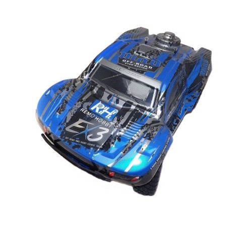 Радиоуправляемый шорт-корс Remo Hobby EX3 Brushless (синий) 4WD 2.4G 1/10 RTR