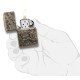 Зажигалка ZIPPO Armor™ с покрытием Antique Brass, латунь/сталь, медная, матовая, 38x13x57 мм