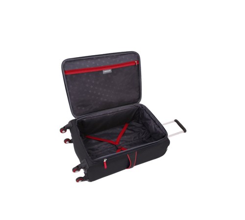 Чемодан WENGER AROSA, черный, полиэстер 750x750D добби, 40 x 24 x 70 см, 48 л