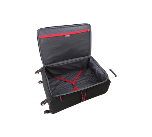 Чемодан WENGER AROSA, черный, полиэстер 750x750D добби, 46 x 29 x 81 см, 75 л
