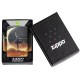 Зажигалка ZIPPO Mythological с покрытием Glow In The Dark Green, латунь/сталь, черная, 38x13x57 мм