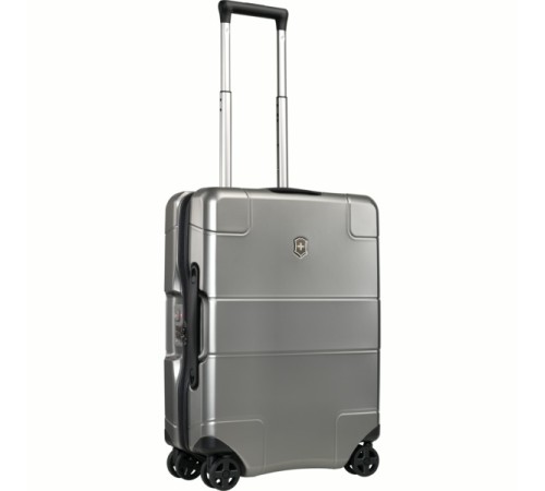 Чемодан VICTORINOX Lexicon, серый, 100% поликарбонат, 40x20x55 см, 34 л