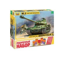 Сборная модель ZVEZDA Советский тяжёлый танк ИС-2, подарочный набор, 1/35