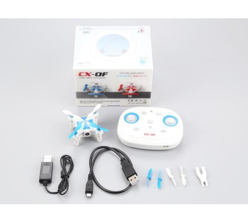 Р/У квадрокоптер Cheerson CX-OF-TX Mini, Wi-Fi, Optical Flow, RTF 2.4G (синий)