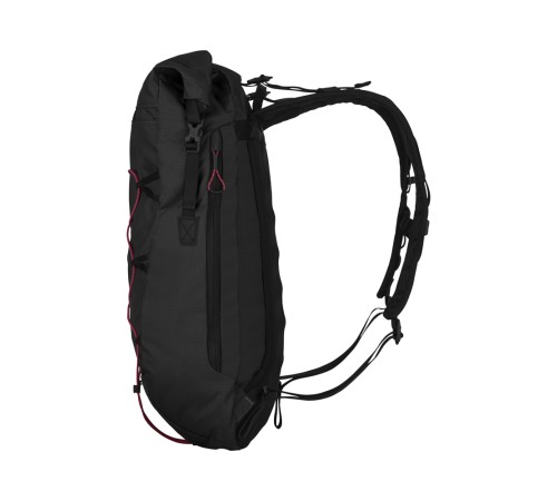 Рюкзак VICTORINOX Altmont Active L.W. Rolltop Backpack, чёрный, 100% нейлон, 30x19x46 см, 20 л