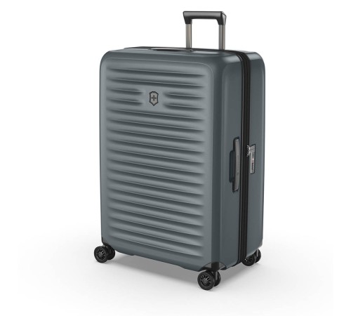 Чемодан VICTORINOX Airox Advanced, серо-синий матовый, 100% поликарбонат Makrolon, 50x32x75 см, 103