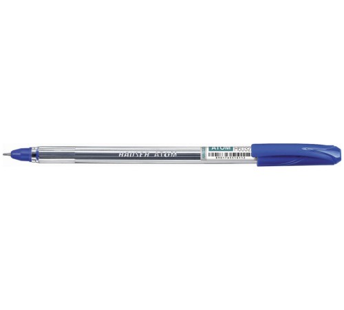 Шариковая ручка Hauser Atom, пластик, цвет синий