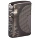 Зажигалка ZIPPO Armor™ Wolf  с покрытием High Polish Black Ice®, латунь/сталь, чёрная, 38x13x57 мм