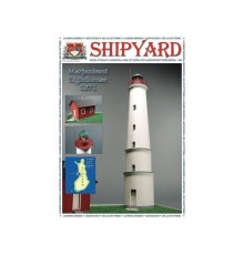 Сборная картонная модель Shipyard маяк Lighthouse Marjaniemi (№11), 1/72