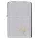 Зажигалка ZIPPO Spider Design с покрытием High Polish Chrome, латунь/сталь, серебристая, 38x13x57 мм