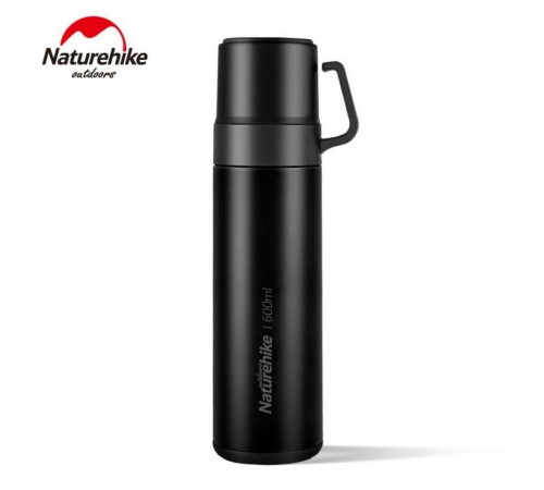 Термос Naturehike NH17S020-B 3в1 600мл черный, 6927595724132