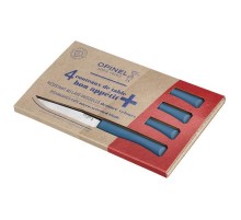 Набор столовых ножей Opinel, полимерная ручка, нерж, сталь, кор. синий. 002198