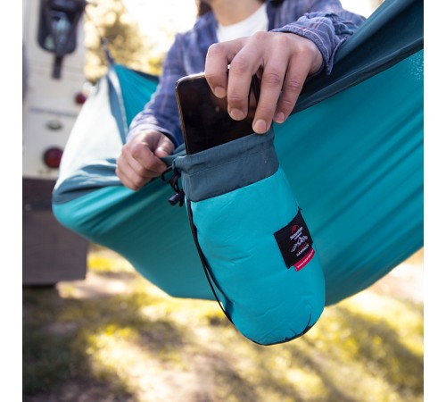 Гамак  1-местный Naturehike Ultralight NH21DC011 340T, синий, 6927595713624