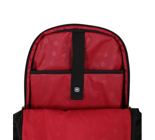 Рюкзак WENGER, 15”,черный/серый, полиэстер 900D/М2 добби, 34x19x46 см, 30 л