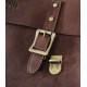 Сумка KLONDIKE «Bill», натуральная кожа в коричневом цвете, 40 х 32 х 7 см