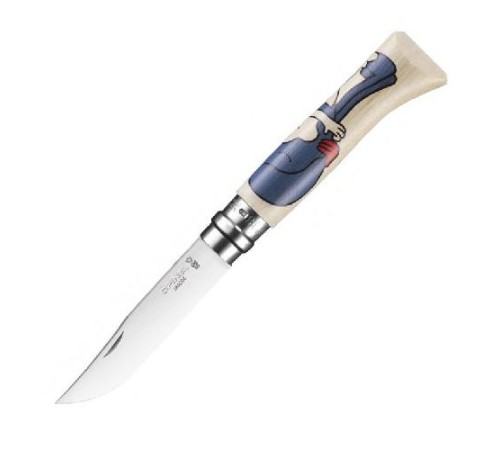 Нож Opinel №8, Edition France by Jeremyville, 002156