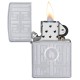 Зажигалка ZIPPO Labyrinth с покрытием Satin Chrome, латунь/сталь, серебристая, матовая, 38x13x57 мм