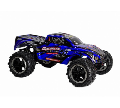 Радиоуправляемый монстр Remo Hobby Dinosaurs Master Brushless UPGRADE PLUS (синий) 4WD 2.4G 1/8 RTR