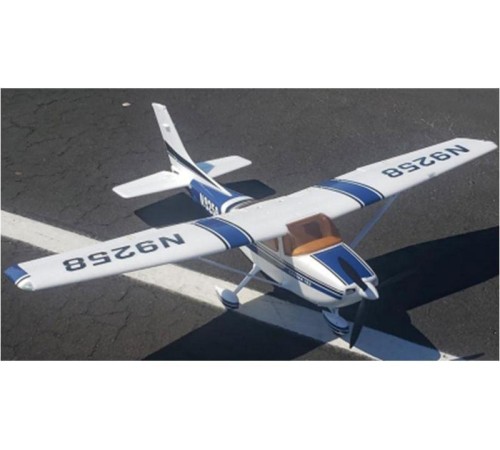 Радиоуправляемый самолет Top RC Cessna 182 синяя 1410мм 2.4G 6-ch LiPo RTF